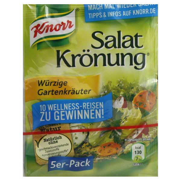 Knorr Garden Salad Herbs, 5 ct | Central Market - Really Into Food