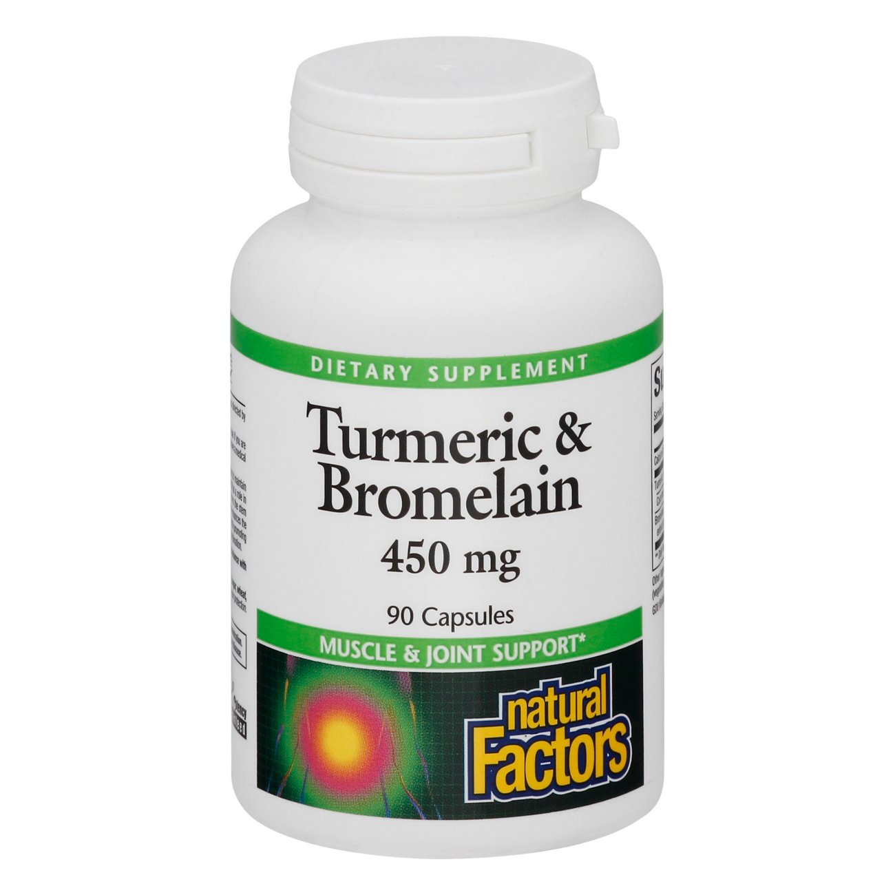 NATURAL FACTORS Turmeric & Bromelain 450 Mg Shop Diet & fitness at HEB