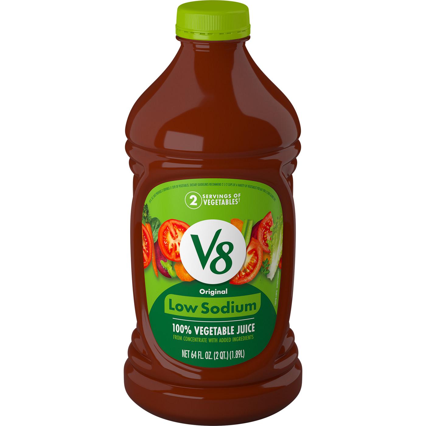 V8 Low Sodium Original 100% Vegetable Juice; image 1 of 8