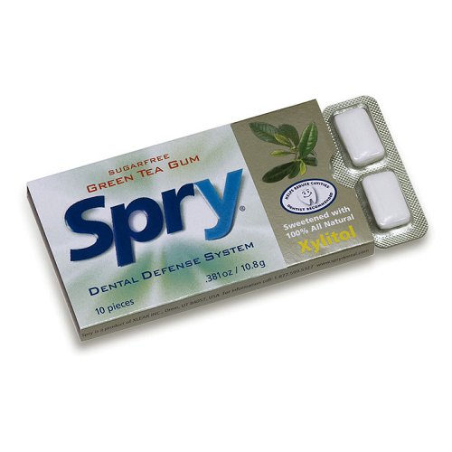 Spry Green Tea Xylitol Chewing Gum Shop Gum & mints at HEB