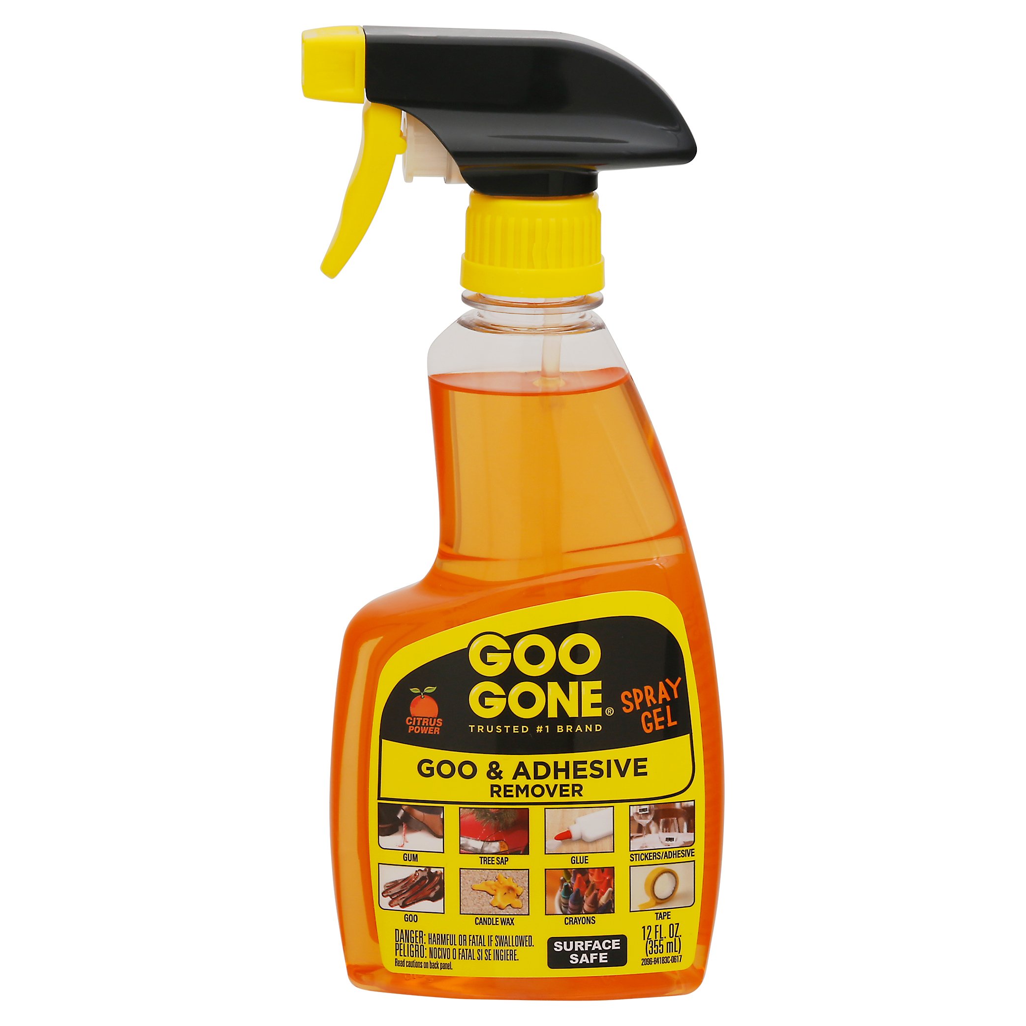 Goo Gone Goo Adhesive Remover Spray Gel Shop All Purpose Cleaners At H E B