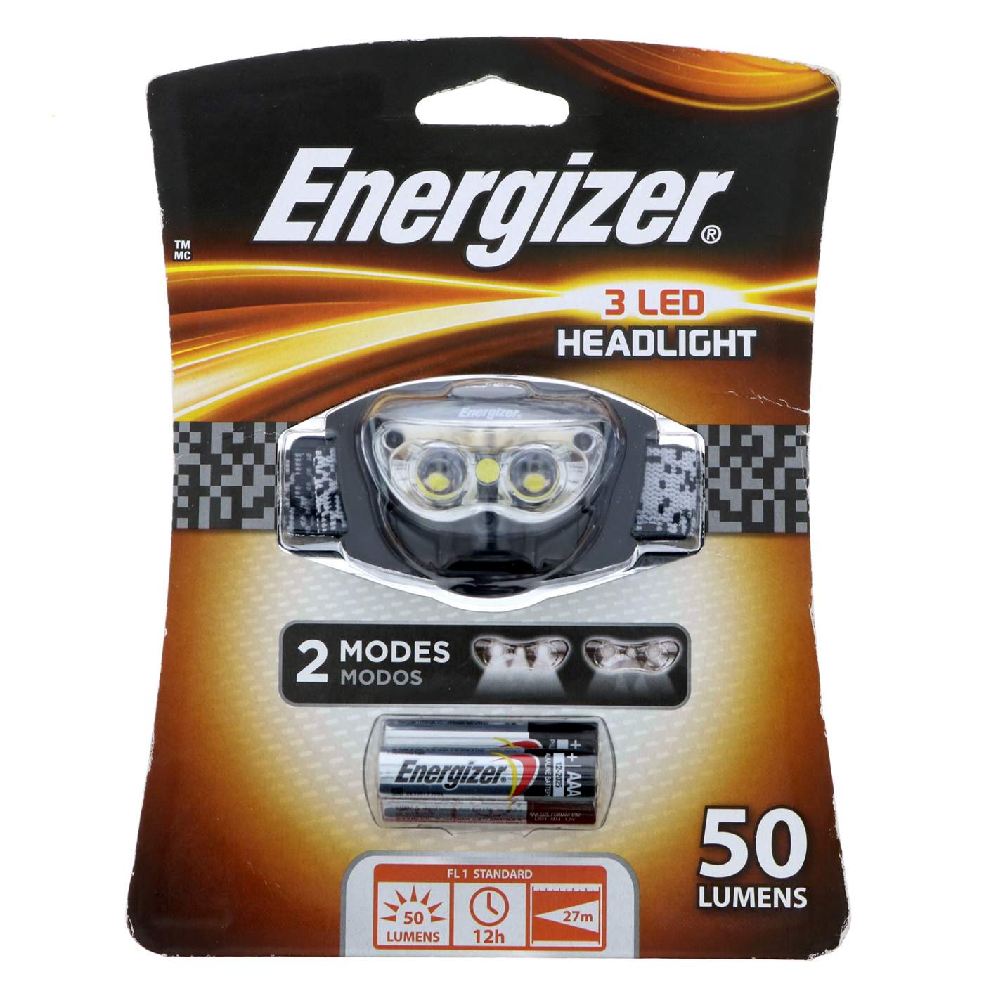 Energizer Industrial Pro 3 LED Headlight With 3 AAA Batteries; image 1 of 2