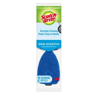 Scotch-Brite Non-Scratch Dishwand Refills, 2 ct