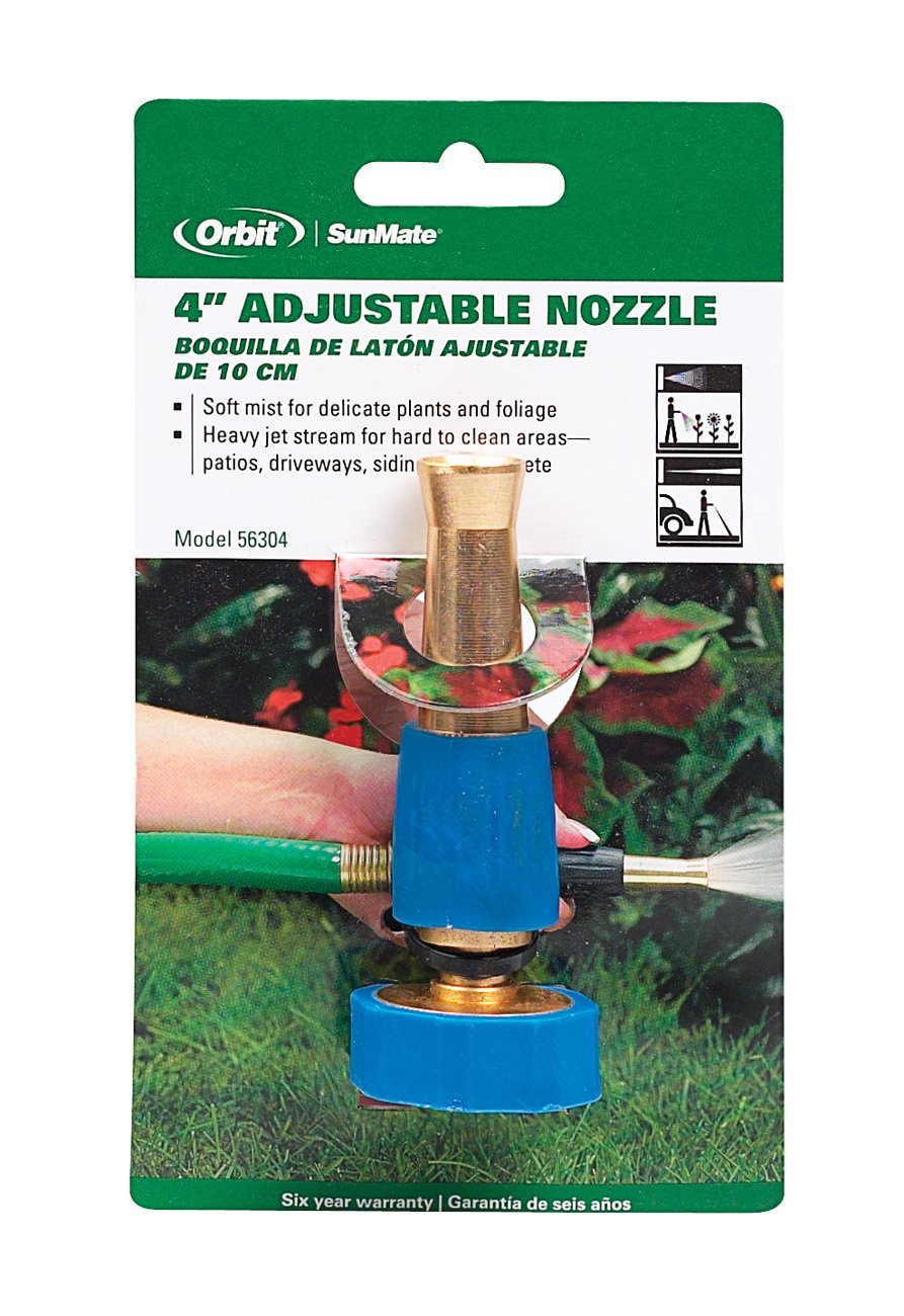 Orbit 4" Adjustable Brass Nozzle Shop Patio & Outdoor at HEB