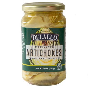 DeLallo Quartered & Marinated Artichoke Hearts, 12 oz