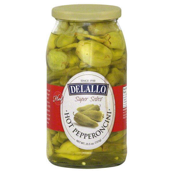 DeLallo Hot Pepperoncini Shop Peppers at HEB
