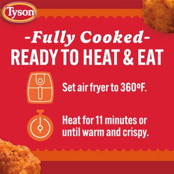 Tyson Any'tizers Frozen Buffalo Style Boneless Chicken Bites, 24 oz