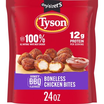 Tyson Any'tizers Sweet BBQ Flavored Boneless Chicken Bites