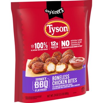 Tyson Any'tizers Sweet BBQ Flavored Boneless Chicken Bites