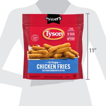 Tyson Any'tizers Frozen Crispy Chicken Fries, 26.5 oz