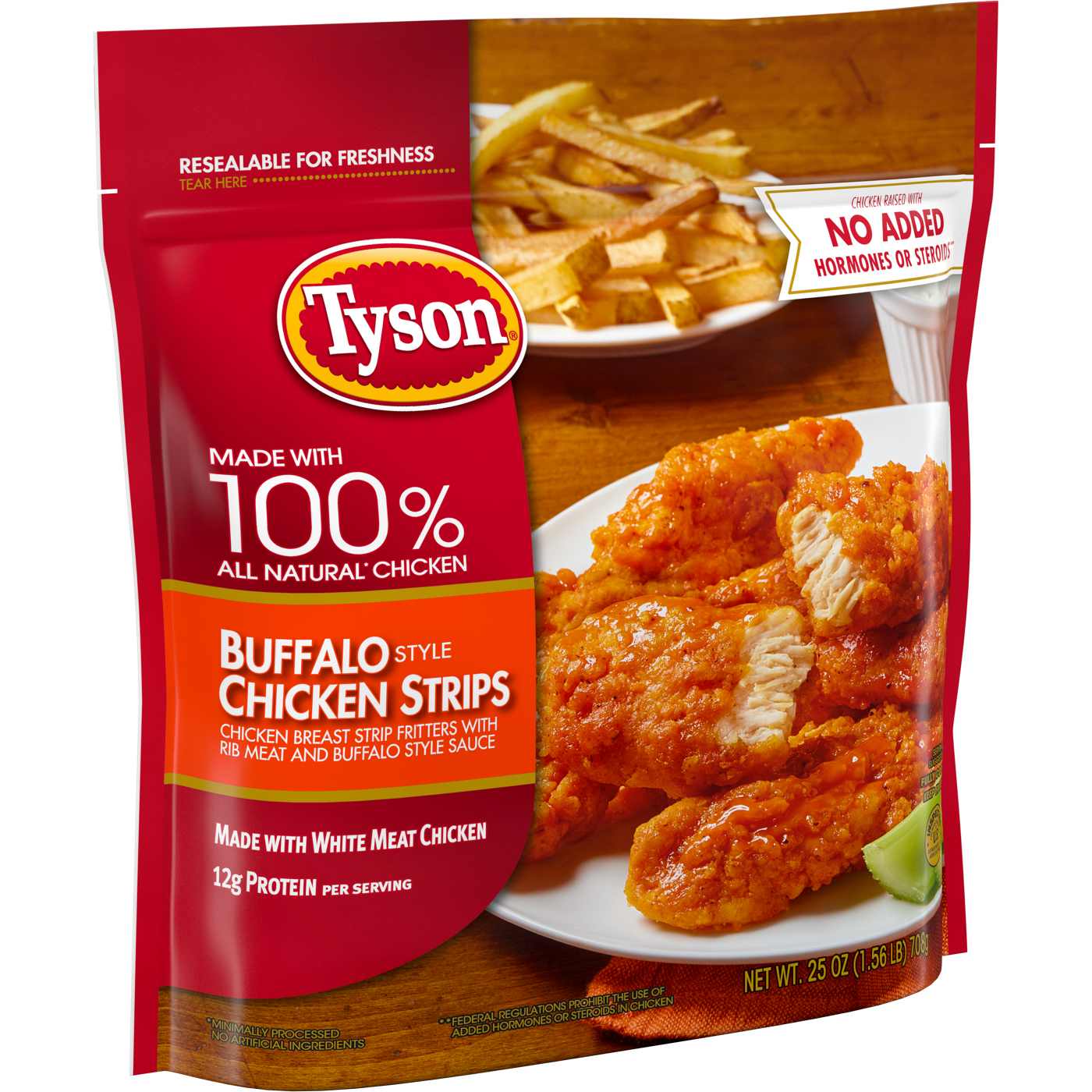 Tyson Fully Cooked Buffalo Style Chicken Strips; image 2 of 4