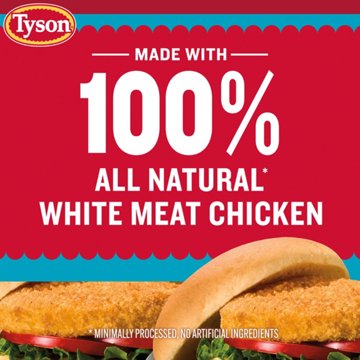 Tyson Fully Cooked Chicken Patties, 23 oz