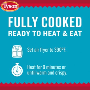 Tyson Fully Cooked Chicken Patties, 23 oz