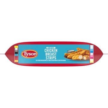 Tyson Frozen Crispy Chicken Breast Strips, 25 oz