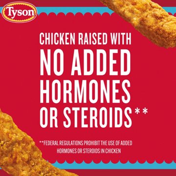 Tyson Frozen Crispy Chicken Breast Strips, 25 oz