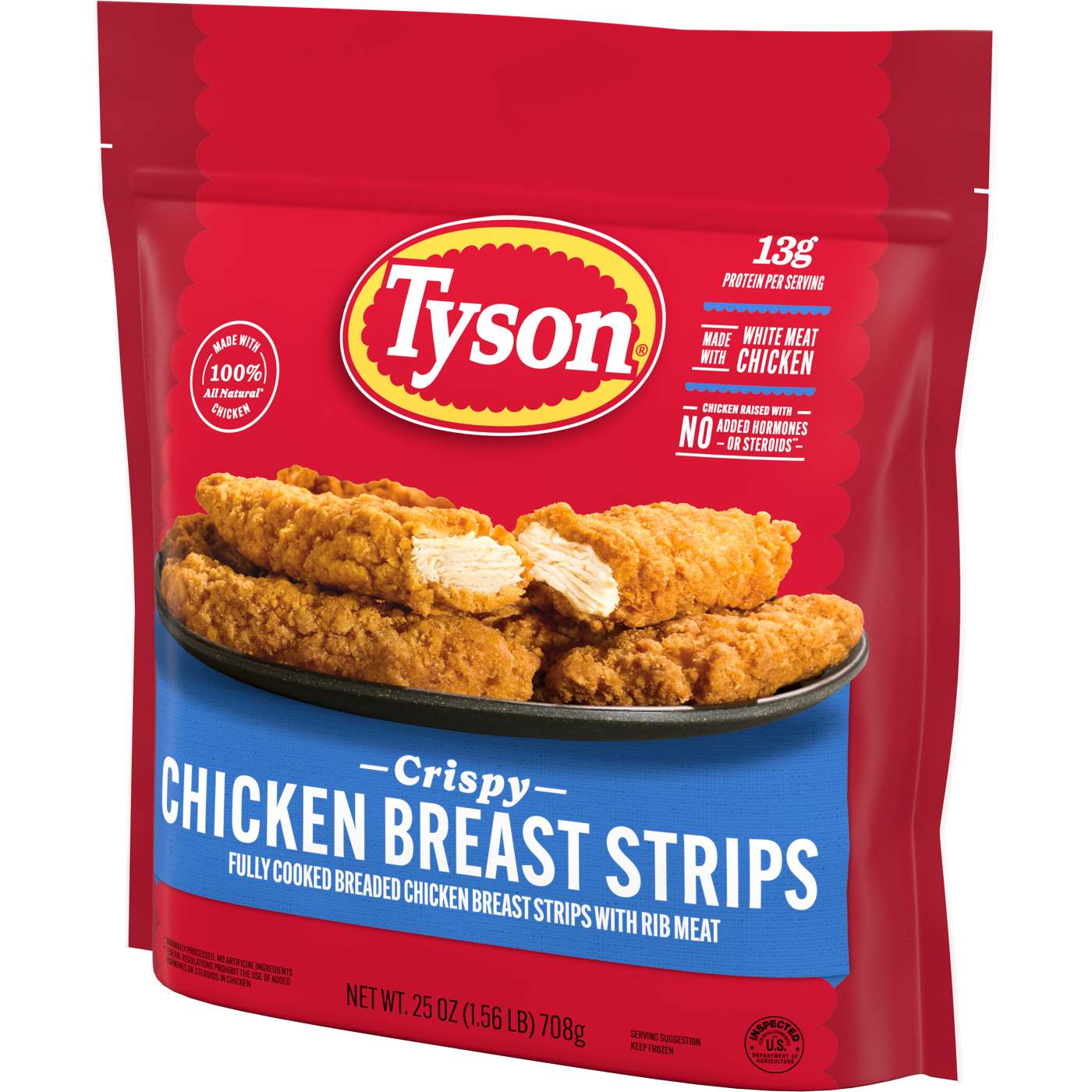 Tyson Fully Cooked Frozen Crispy Chicken Breast Strips; image 3 of 5