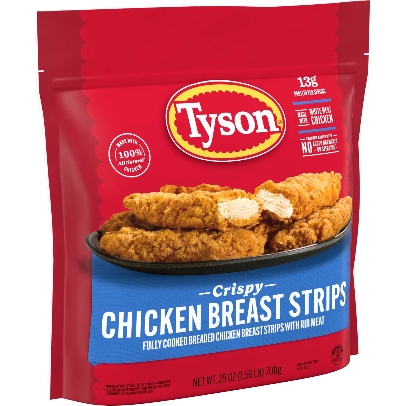 Tyson Fully Cooked Frozen Crispy Chicken Breast Strips; image 4 of 5