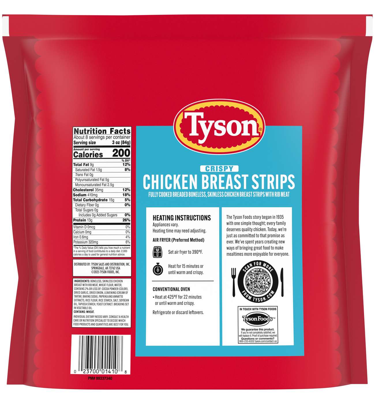 Tyson Frozen Crispy Chicken Breast Strips; image 8 of 9
