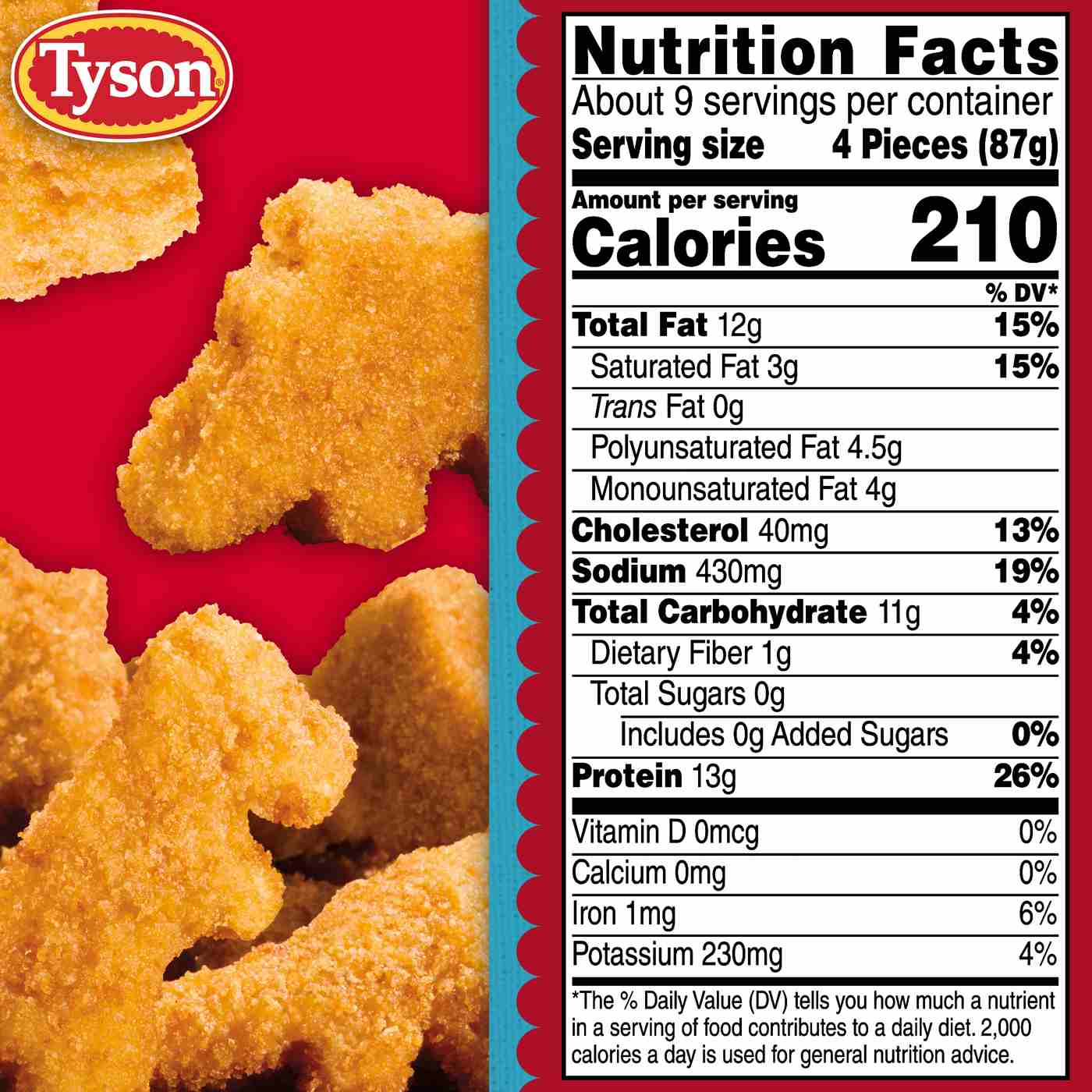 Tyson Frozen Dino Nuggets; image 3 of 7