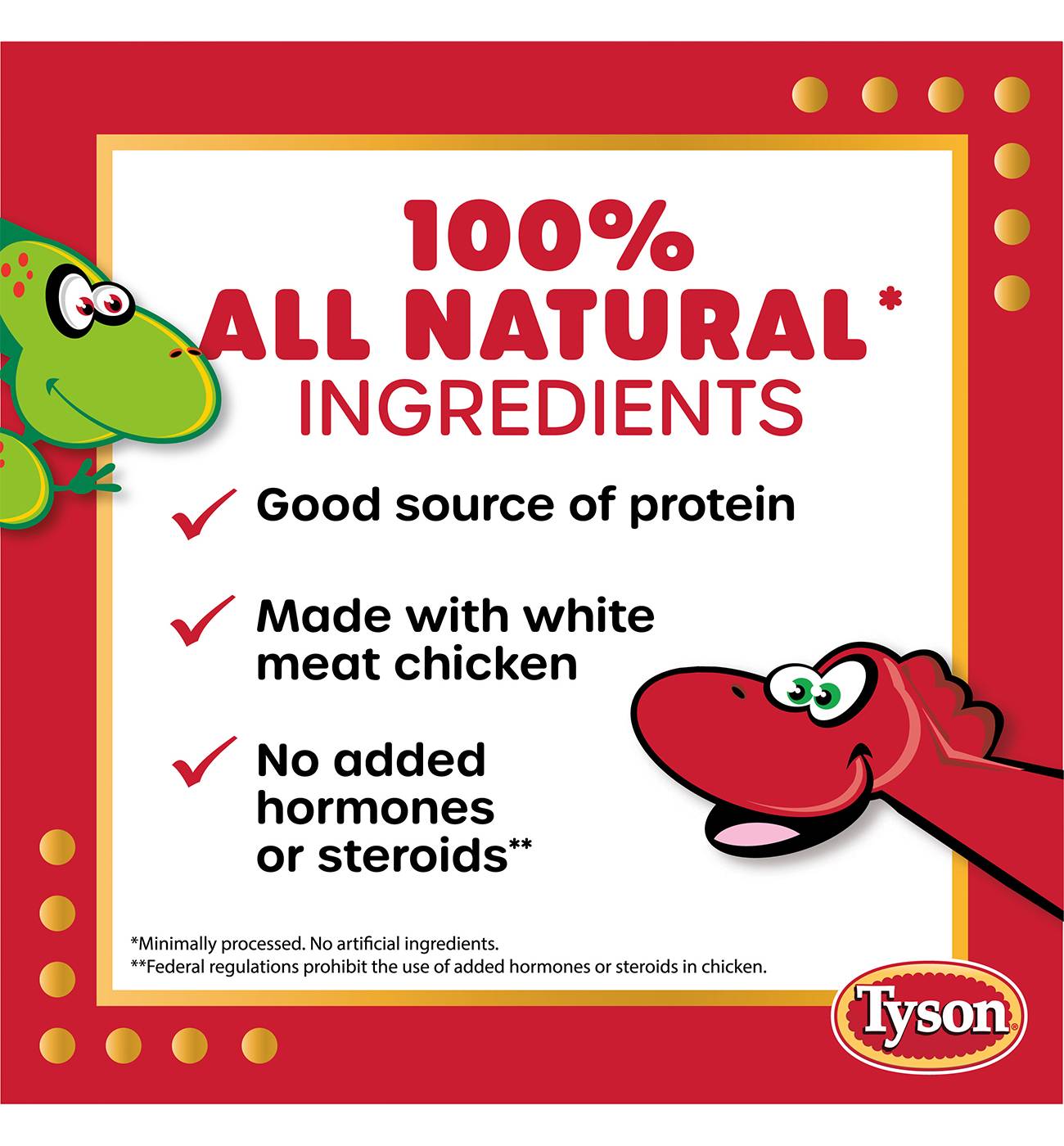 Tyson Fully Cooked Frozen Whole Grain Breaded Fun Nuggets; image 5 of 6