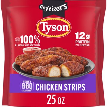 Tyson Frozen Sweet BBQ Flavored Chicken Strips