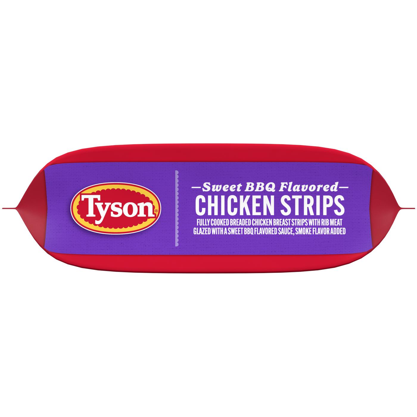 Tyson Fully Cooked Frozen Sweet BBQ Flavored Chicken Strips; image 2 of 5