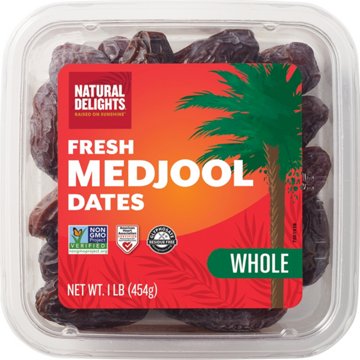 Natural Delights Fresh Whole Medjool Dates, 1 lb