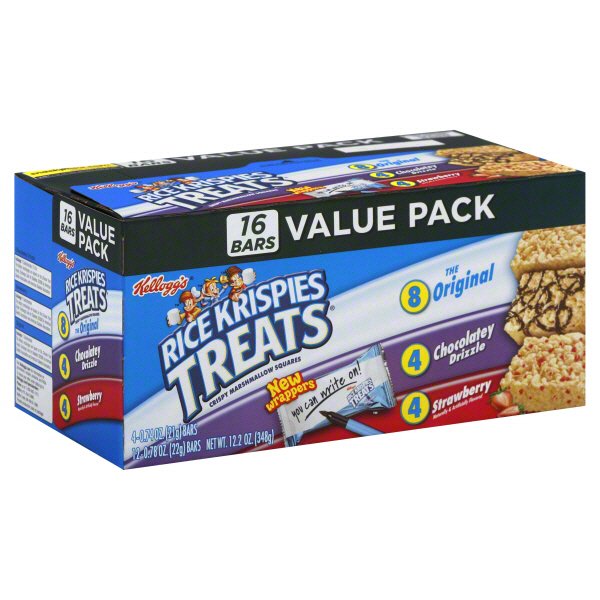 Kellogg's Rice Krispies Variety Treats Value Pack Shop Granola