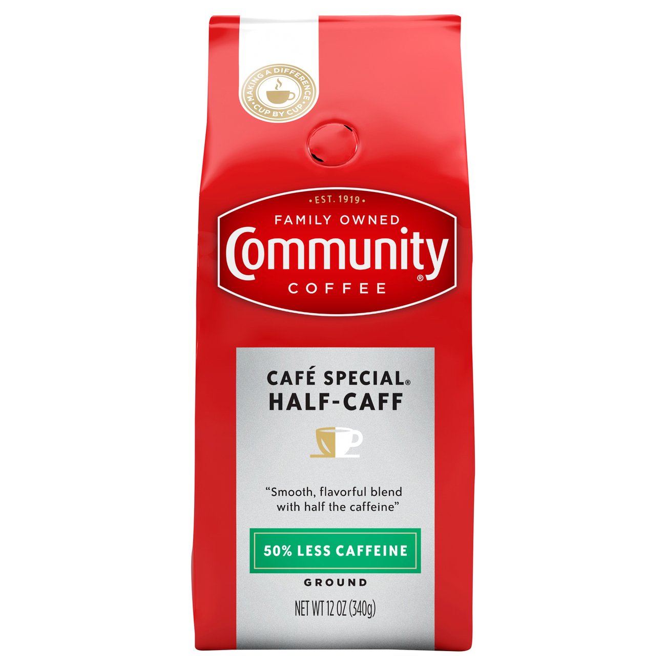 Community Coffee Half-Caff Ground Coffee - Shop Coffee at H-E-B
