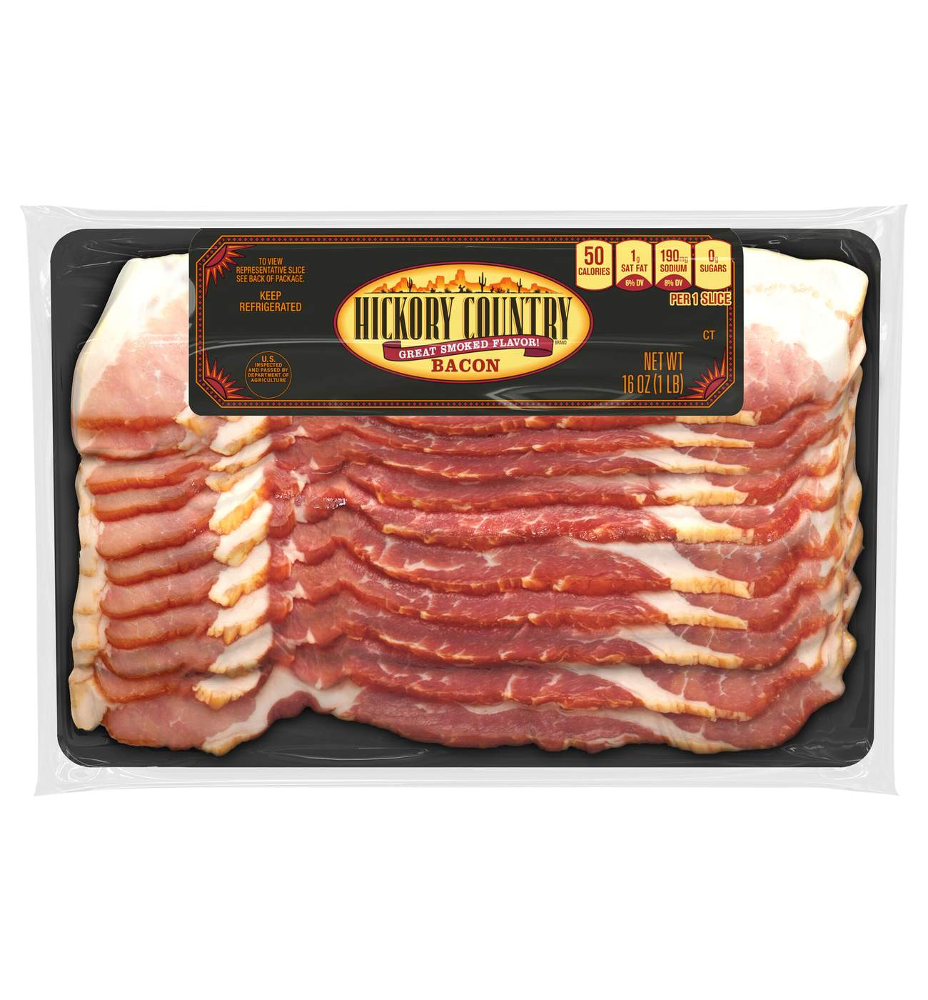 HICKORY COUNTRY Smoked Bacon; image 1 of 2