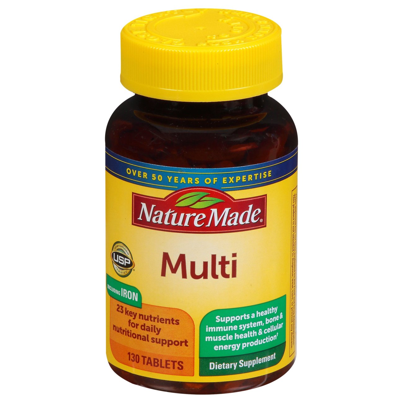 Nature Made Multi Complete with Iron Tablets - Shop Multivitamins at H-E-B