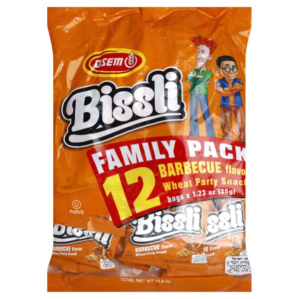 Osem Kosher Barbecue Flavor Bissli Family Pack Shop Snacks & Candy at