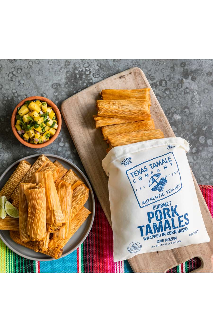 Texas Tamale Company Gourmet Pork Tamales; image 2 of 3