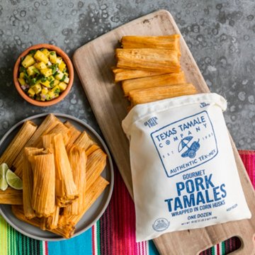 Texas Tamale Company Gourmet Pork Tamales, 12 ct