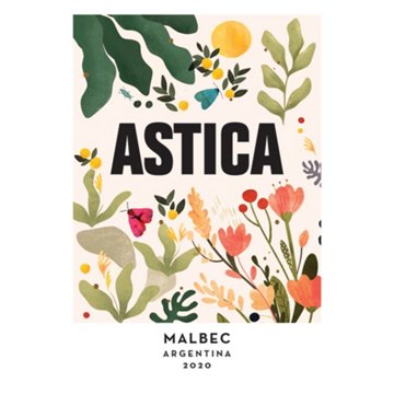 Astica Malbec Argentina Red Wine, 750 mL
