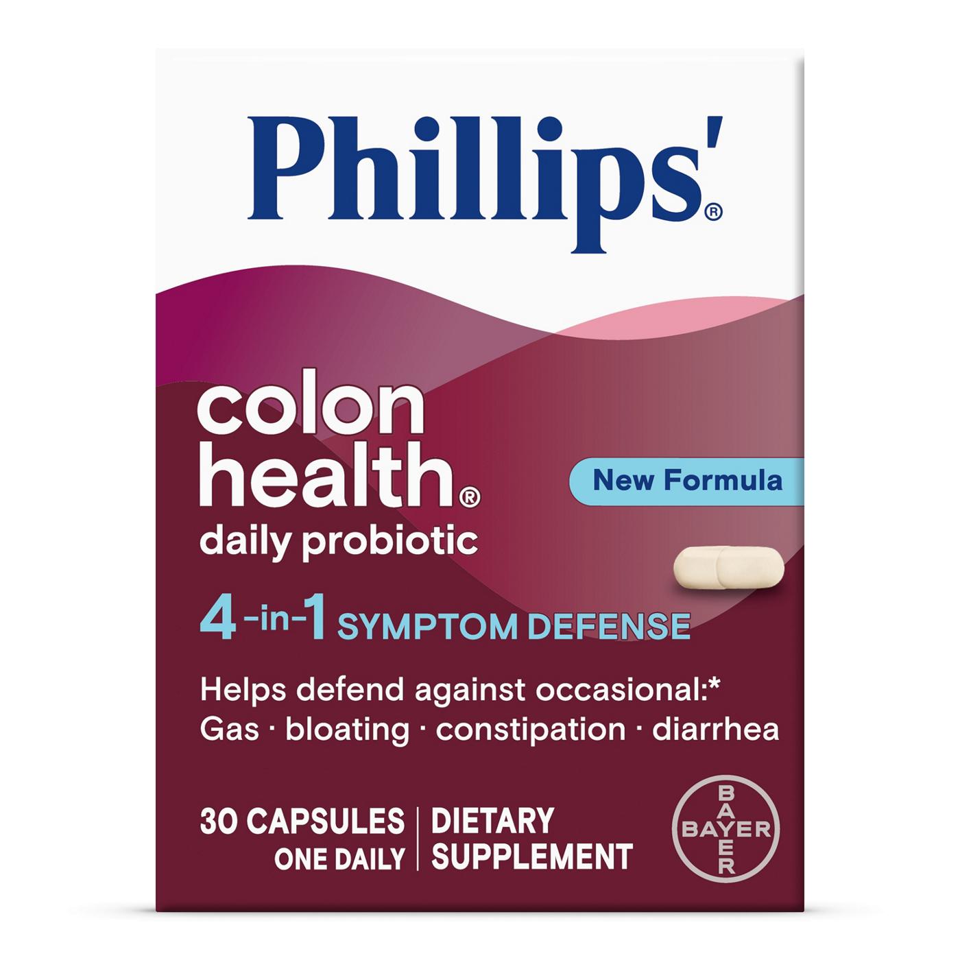 Phillips Daily Care Colon Health Probiotic Capsules; image 1 of 8