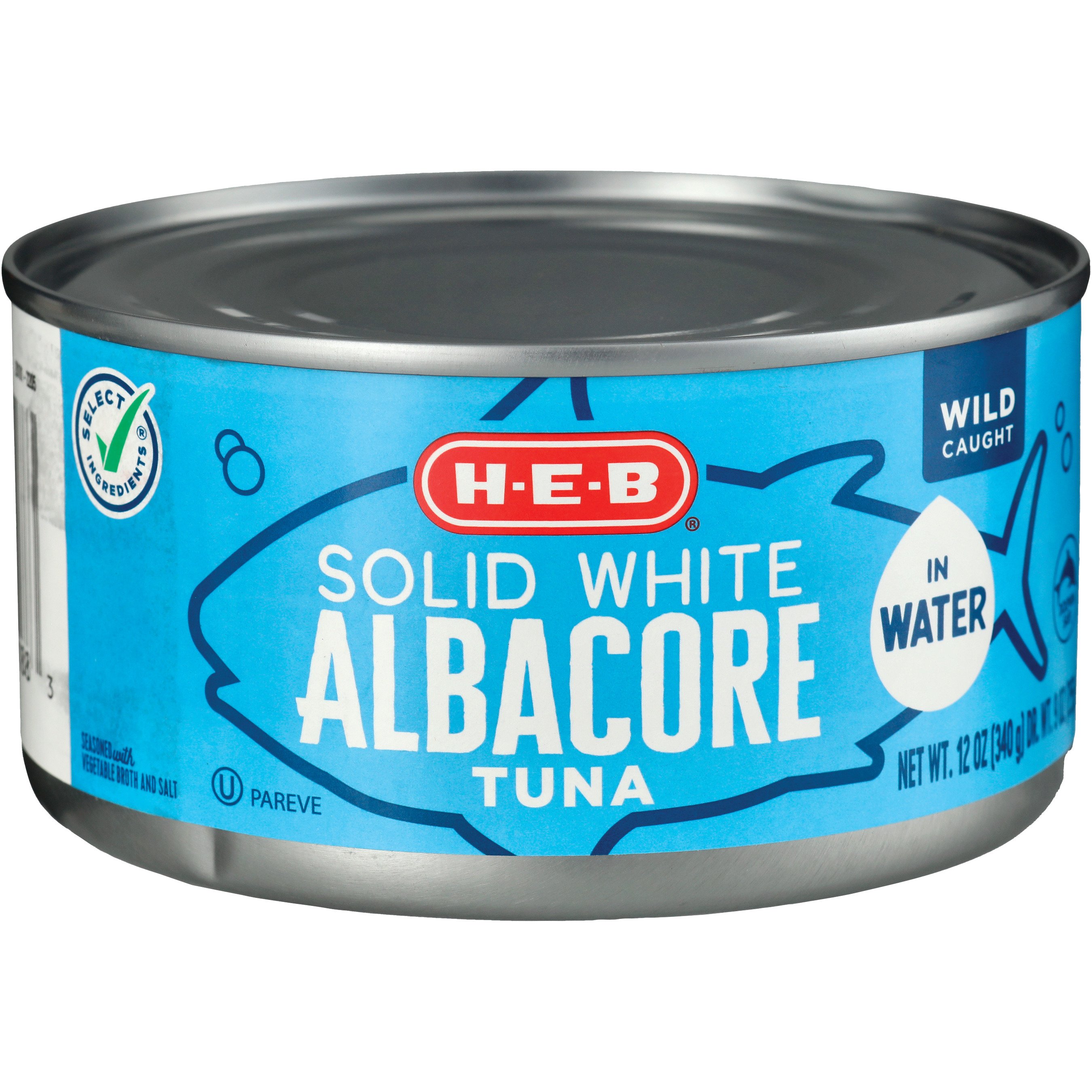 H-E-B Solid White Albacore Tuna In Water | Fig App