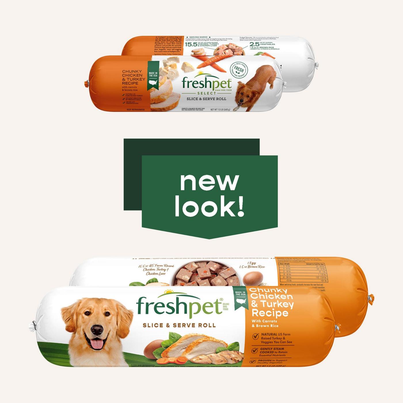 Freshpet Slice & Serve Chunky Chicken & Turkey Fresh Dog Food; image 5 of 7