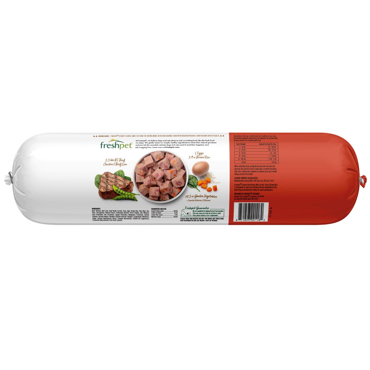 Freshpet Slice & Serve Chunky Beef Fresh Dog Food; image 6 of 7