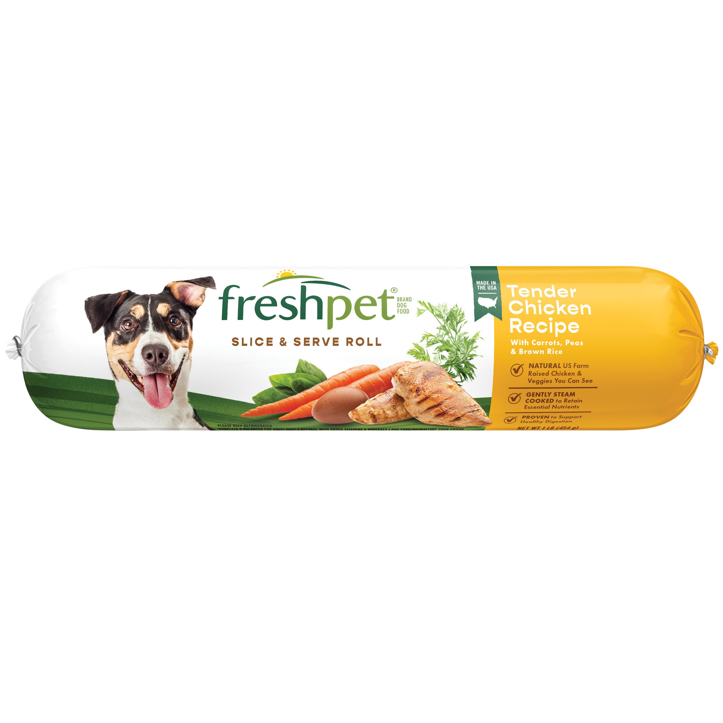 can you heat up freshpet dog food