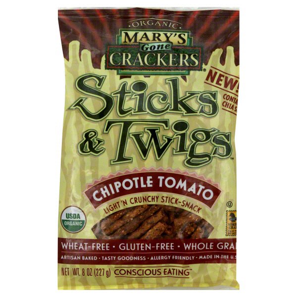 Mary's Gone Crackers Organic Chipotle Tomato Sticks And Twigs Shop