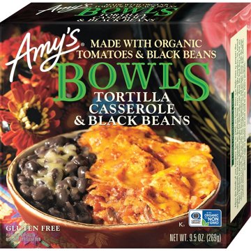 Amy's 18g Protein Tortilla Casserole & Black Beans Bowl