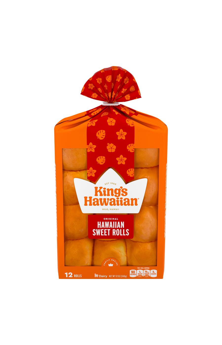 King's Hawaiian Original Sweet Rolls; image 1 of 6