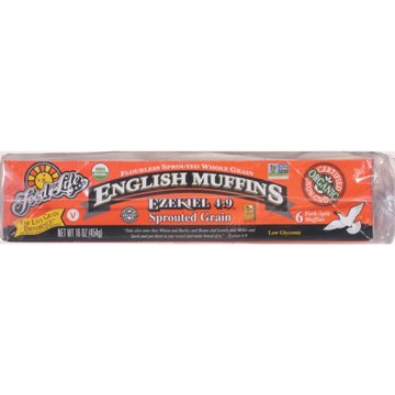 Food For Life Ezekiel 4:9 Sprouted Whole Grain English Muffins, 6 ct