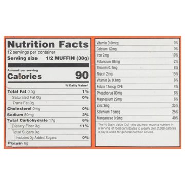 Food For Life Ezekiel 4:9 Sprouted Whole Grain English Muffins, 6 ct