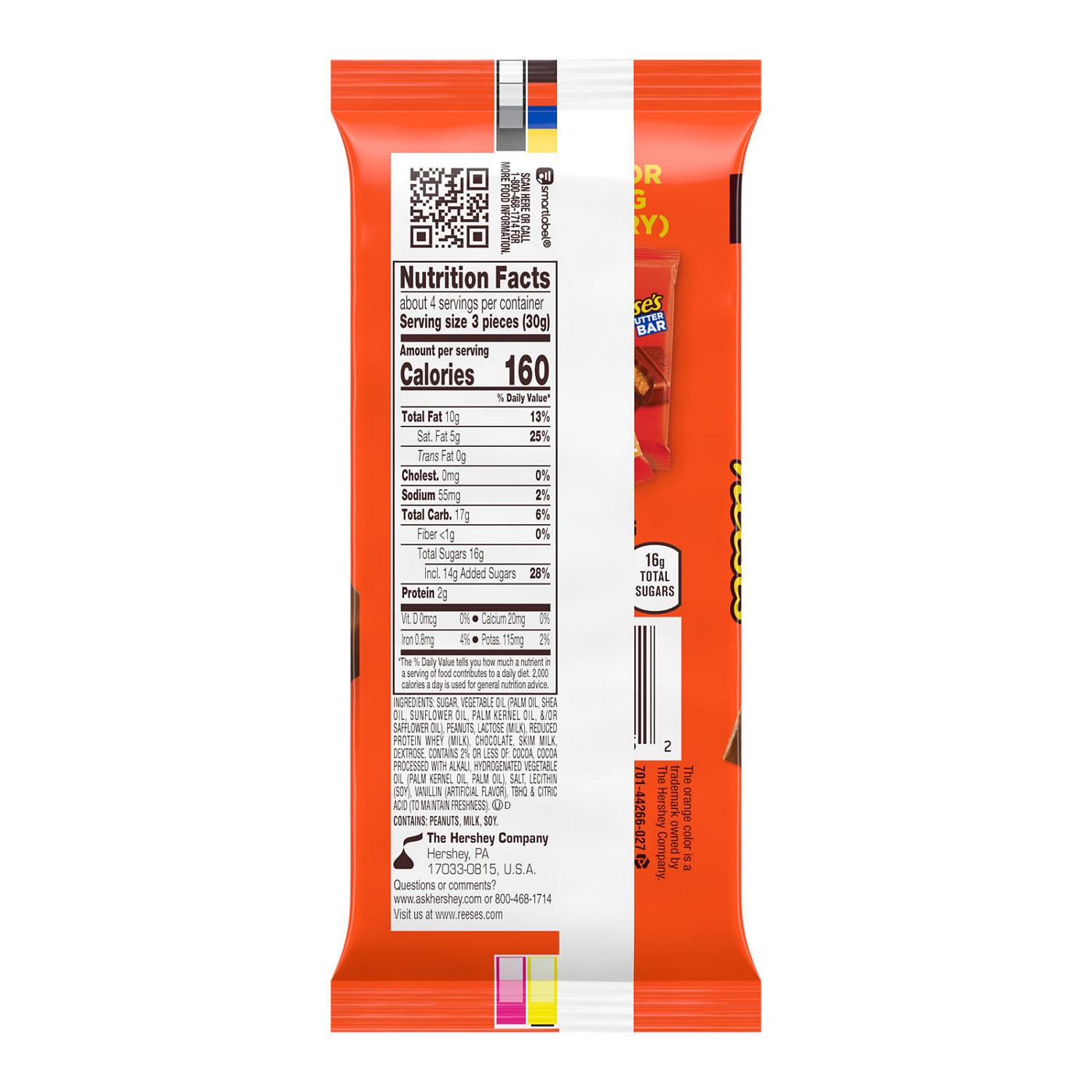 Reese's Peanut Butter Chocolate XL Candy Bar, 12 pc; image 7 of 7