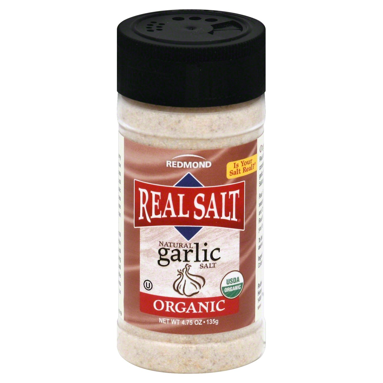 Redmond Real Salt Organic Natural Garlic Salt Shop Herbs & spices at