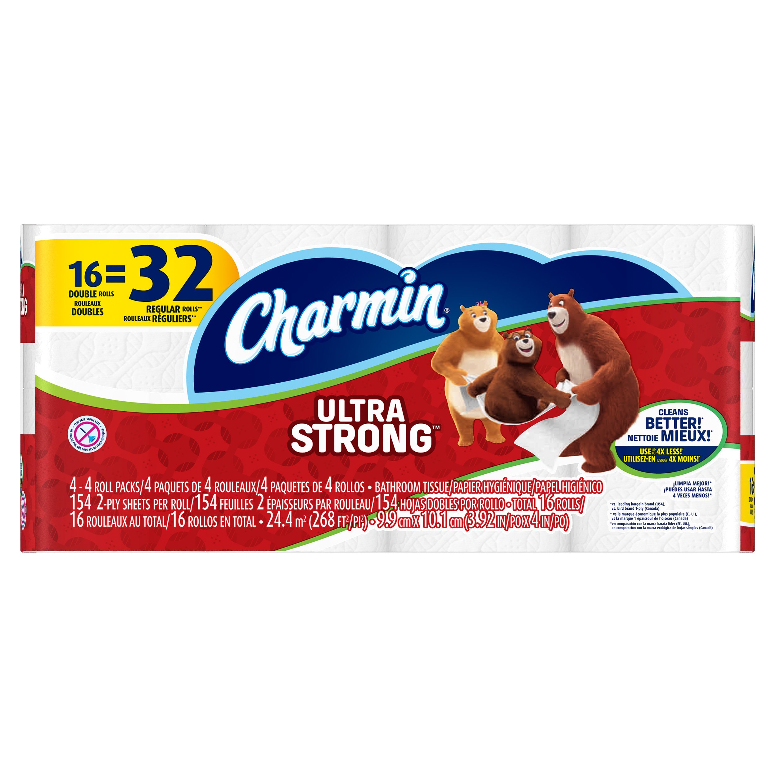 Charmin Ultra Strong Double Roll Toilet Paper Shop Toilet paper at HEB