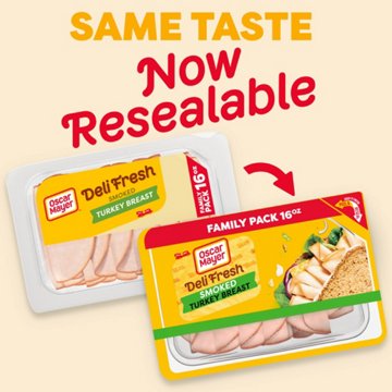 Oscar Mayer Deli Fresh Smoked Turkey Breast, 16 oz