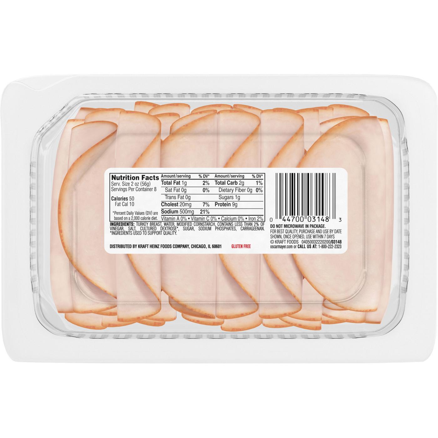 Oscar Mayer Deli Fresh Smoked Turkey Breast; image 5 of 5